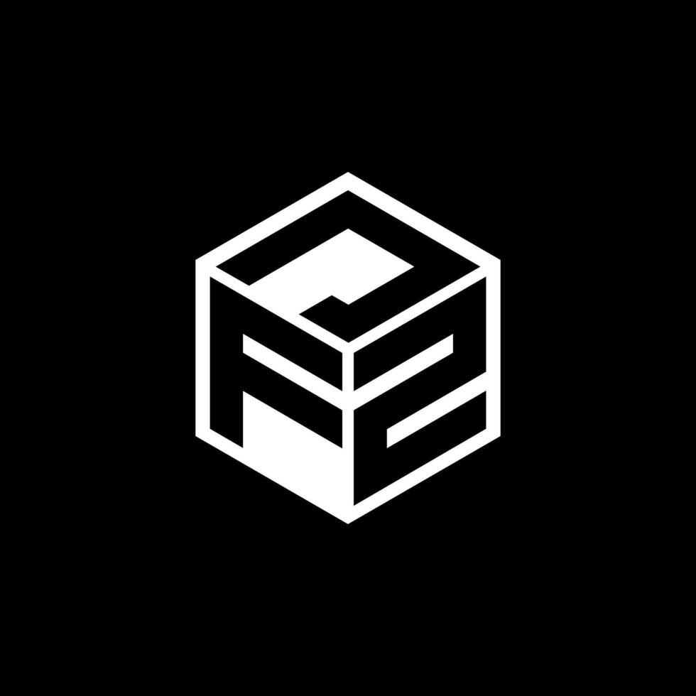 FZJ Letter Logo Design, Inspiration for a Unique Identity. Modern Elegance and Creative Design. Watermark Your Success with the Striking this Logo. vector