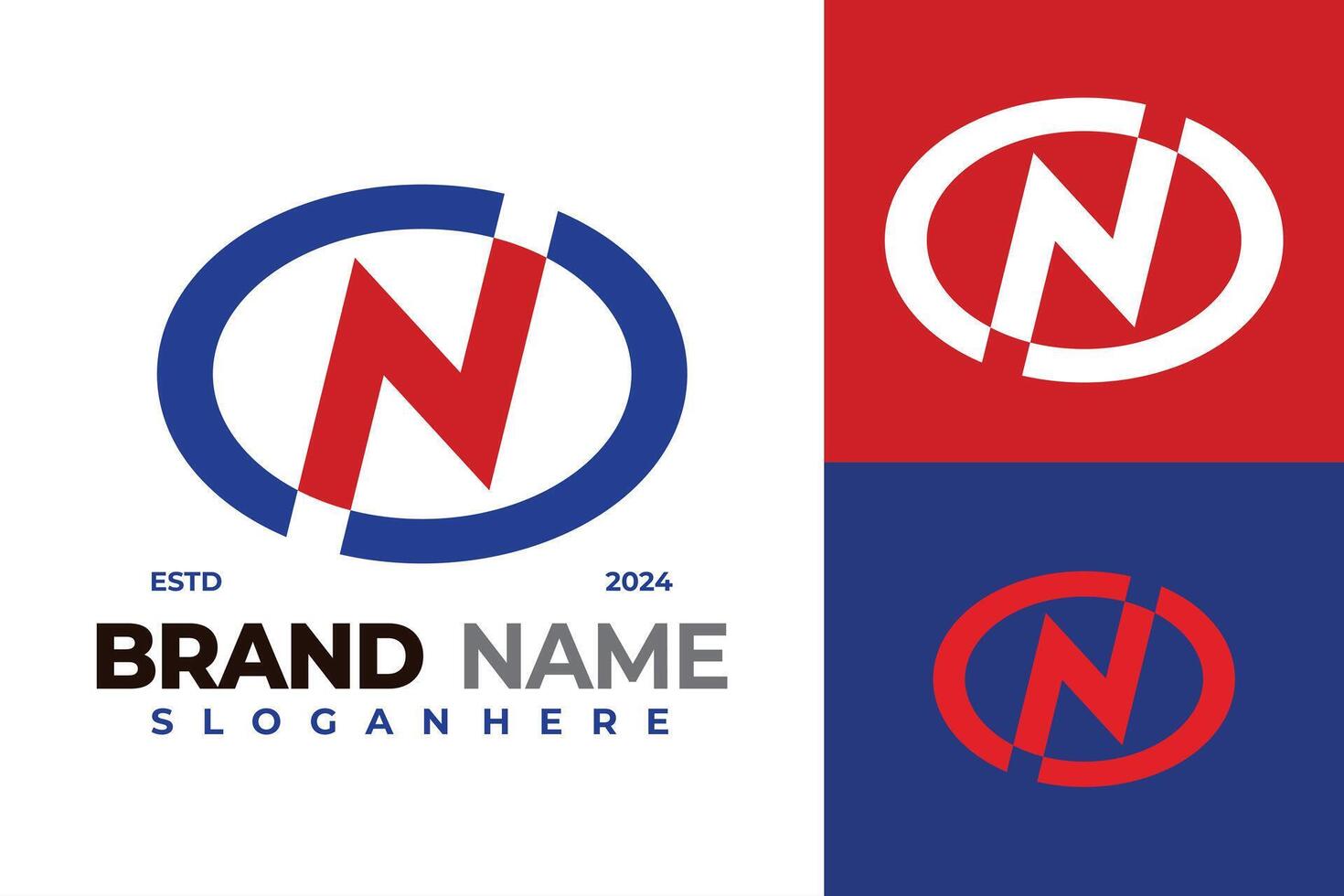 letra norte circulo logo diseño vector símbolo icono ilustración