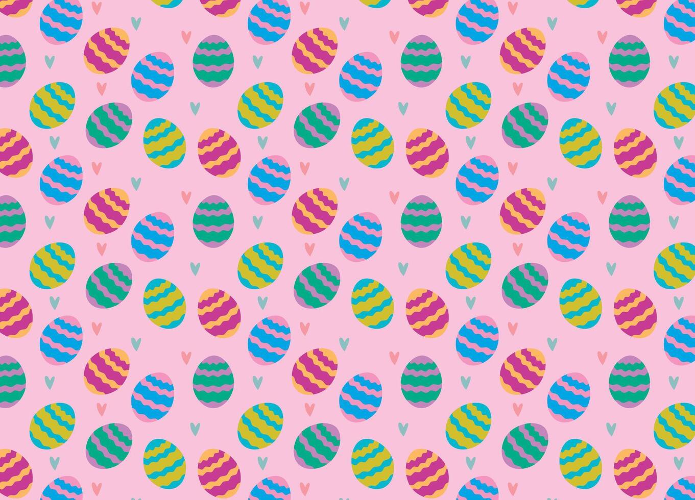 Easter egg vector Easter illustration with colorful chocolate eggs for designs pattern