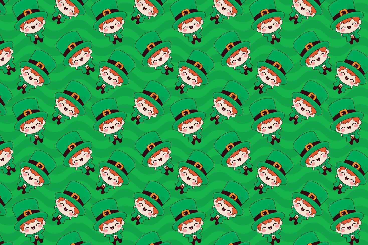 St. Patrick's Day illustration vector patterns, for backgrounds, paper, fabrics