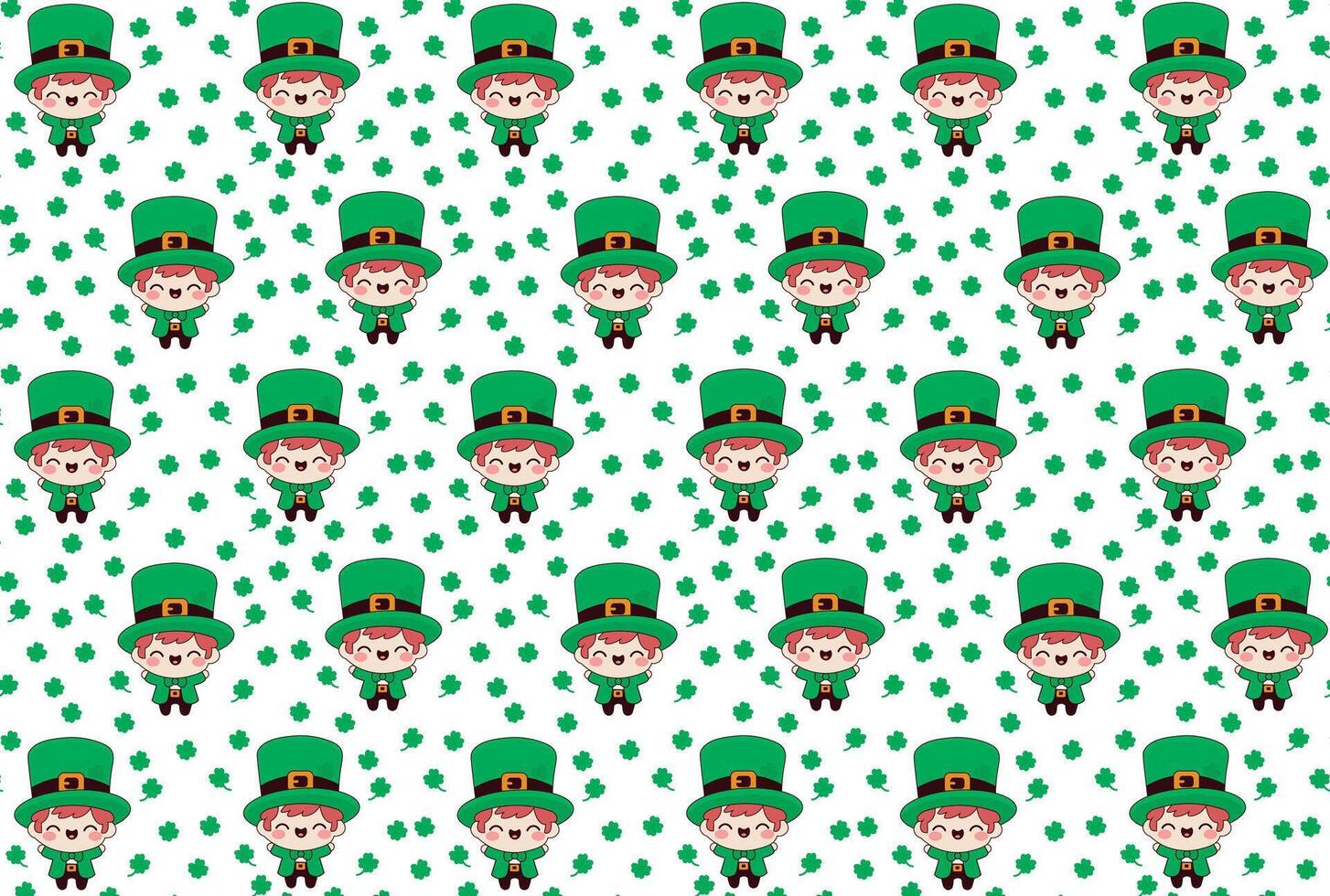 St. Patrick's Day illustration vector patterns, for backgrounds, paper, fabrics