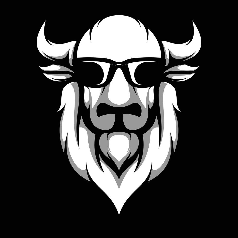 Buffalo Sunglass Black and White 41420068 Vector Art at Vecteezy