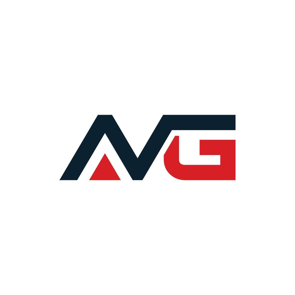 AVG Letter Initial Logo Design, Vector Template
