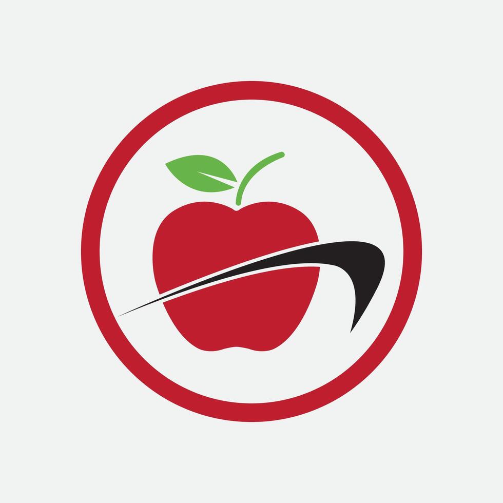 Apple vector illustration design