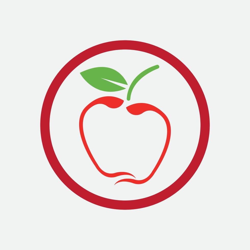 Apple vector illustration design