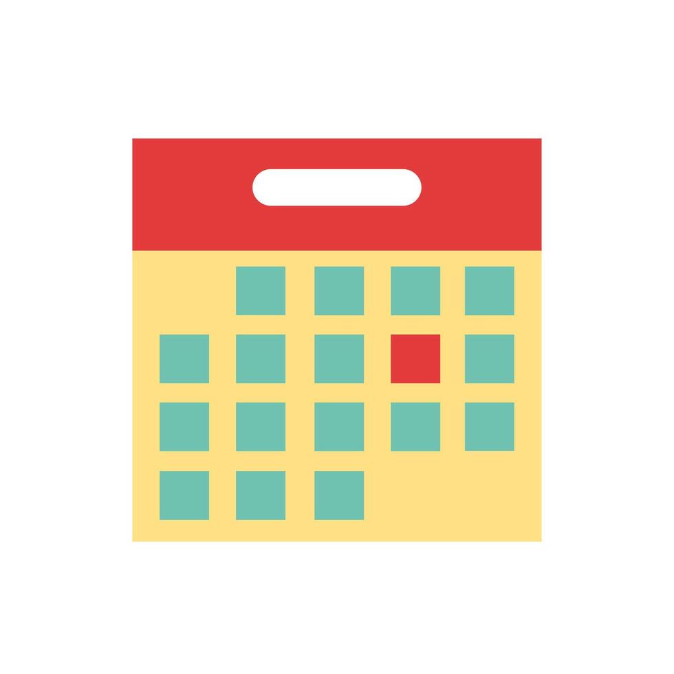 Calendar icon. Reminder date vector illustration design graphic. Flat style.