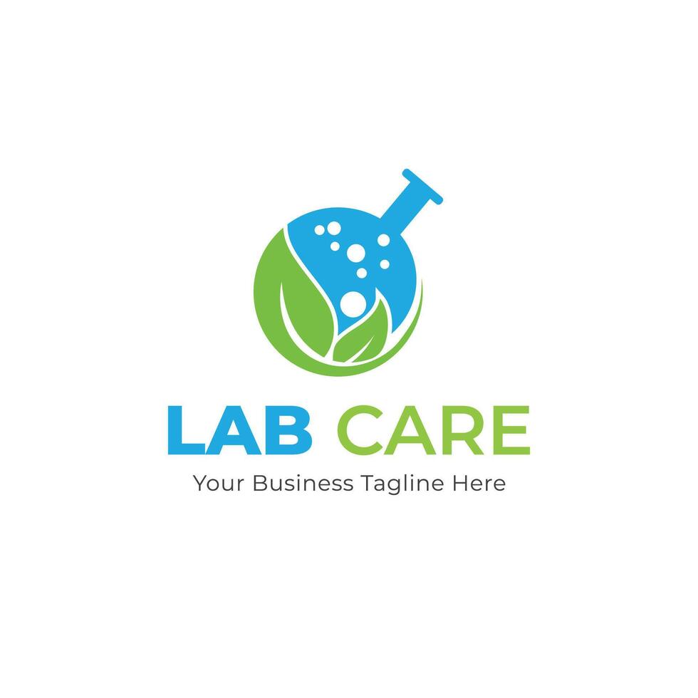 Medical Healthcare Natural Lab DNA Logo Template Vector