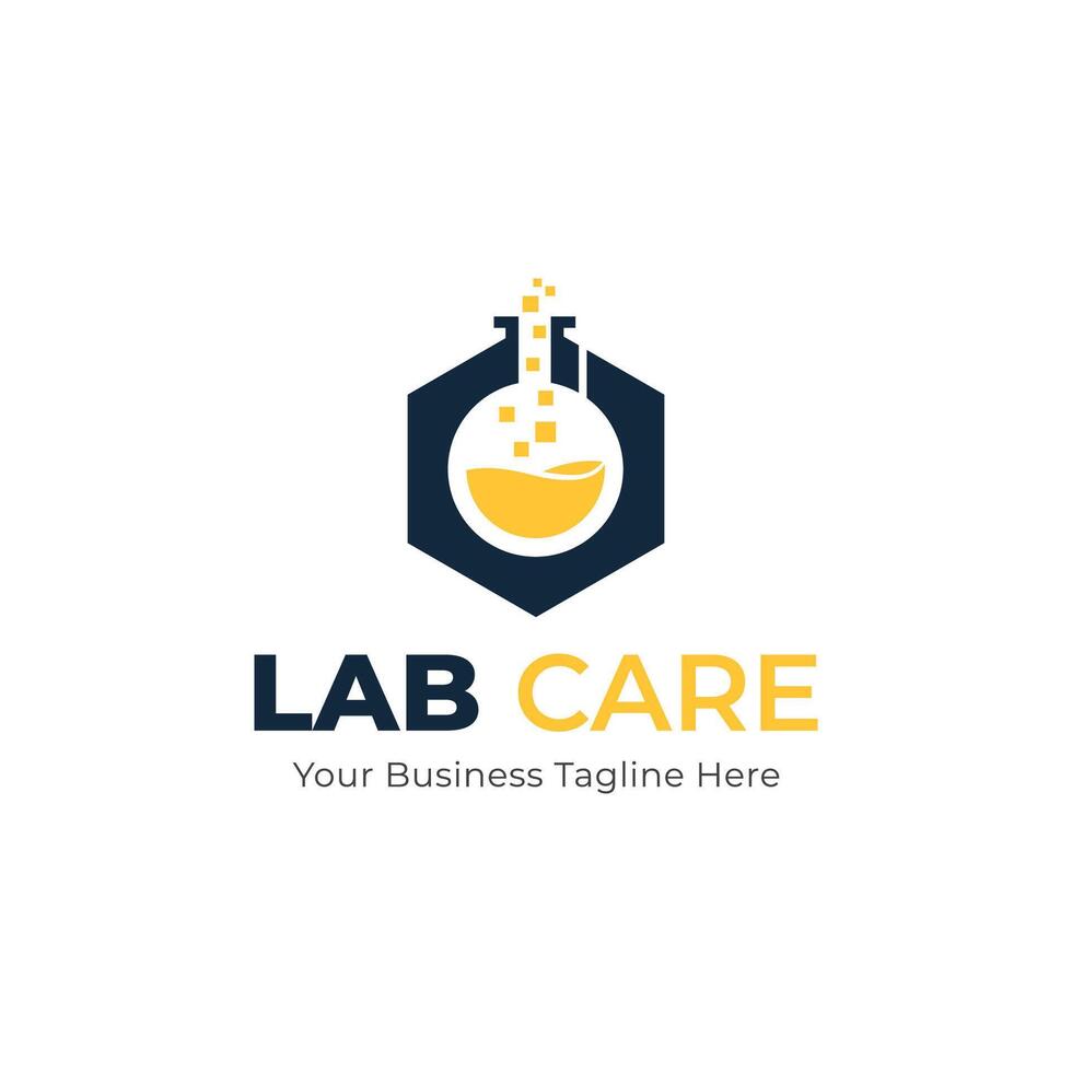 Medical Healthcare Natural Lab DNA Logo Template Vector