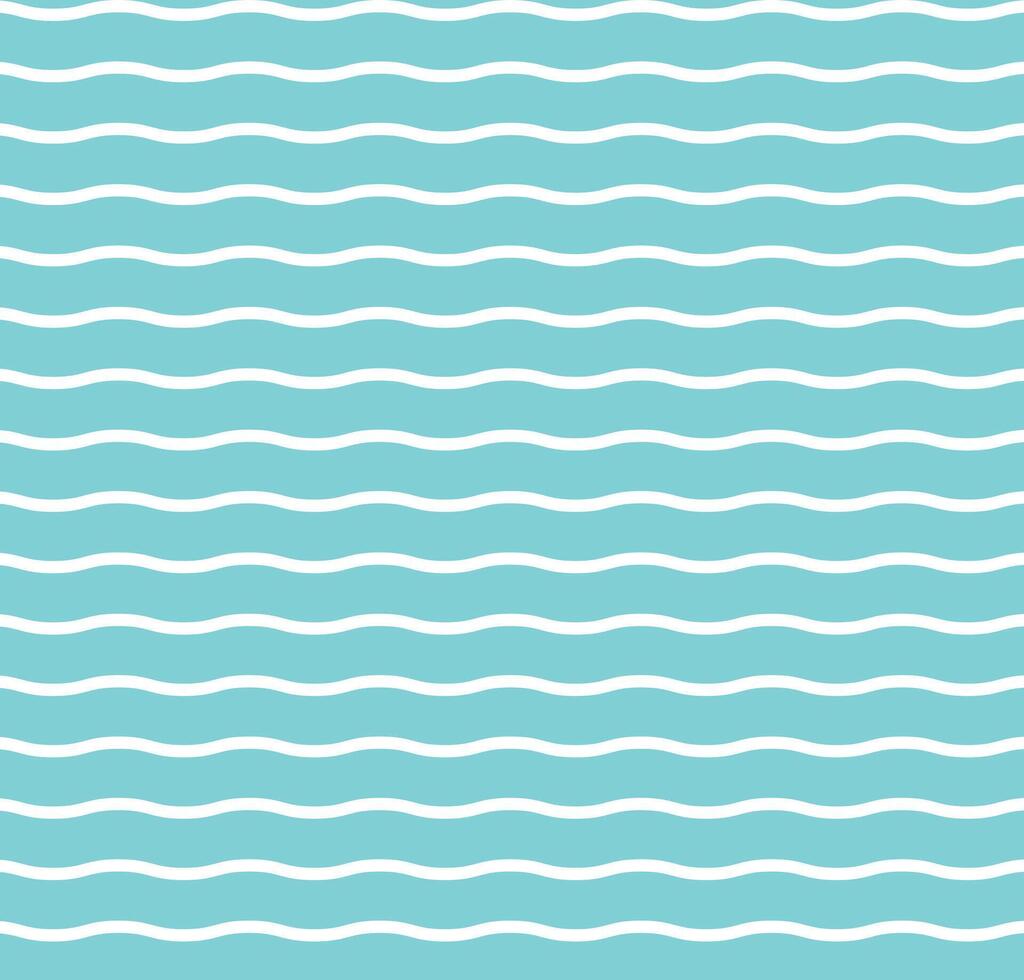 seamless texture with light blue rolling lines on blue background. Wavy lines sign. Marine wallpaper symbol. Sea backdrop logo. flat style. vector
