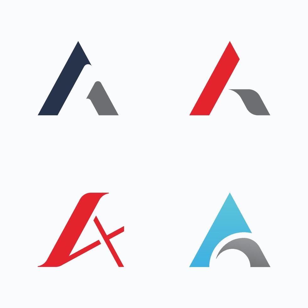 Letter A logo vector template element