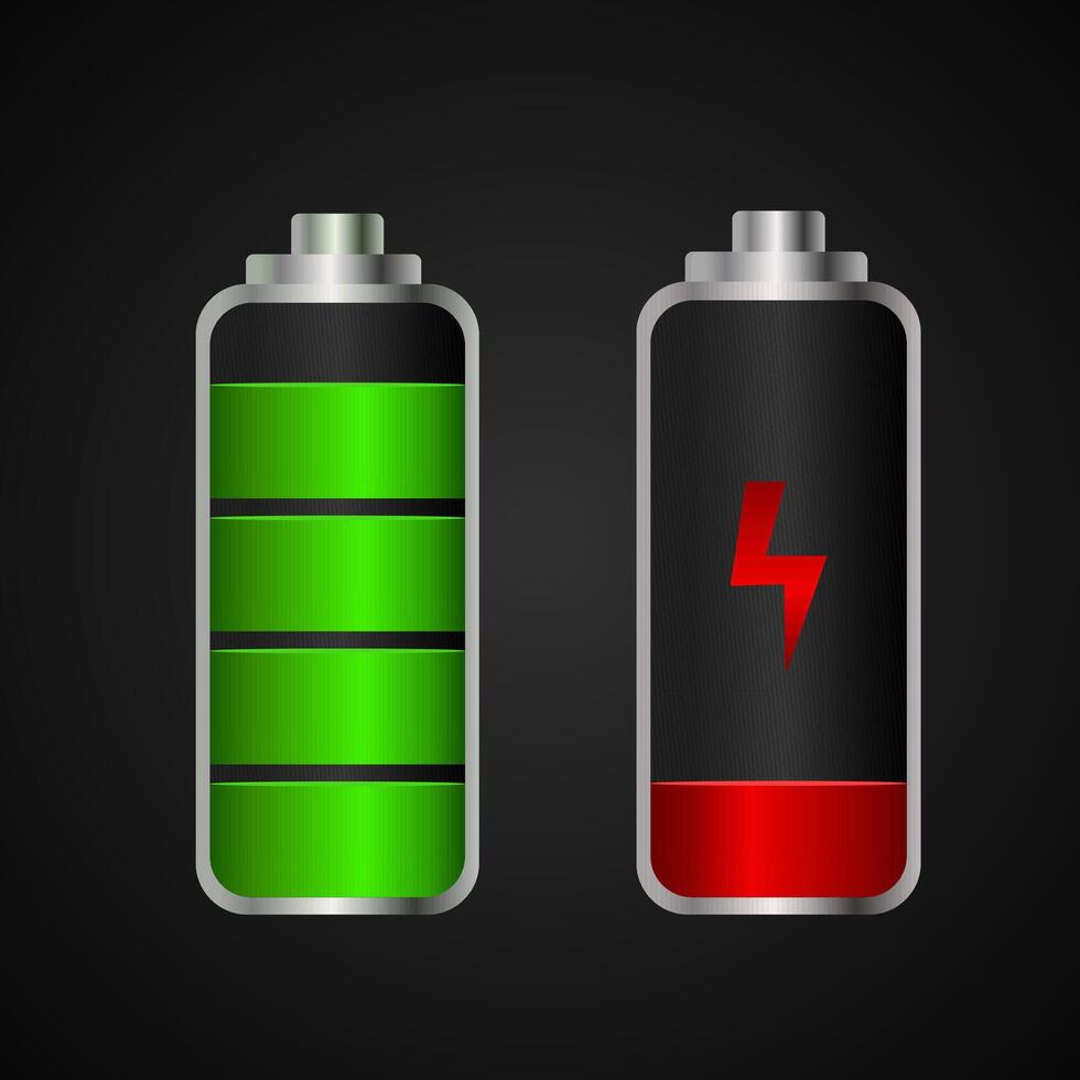 batería icono vector ilustración lleno