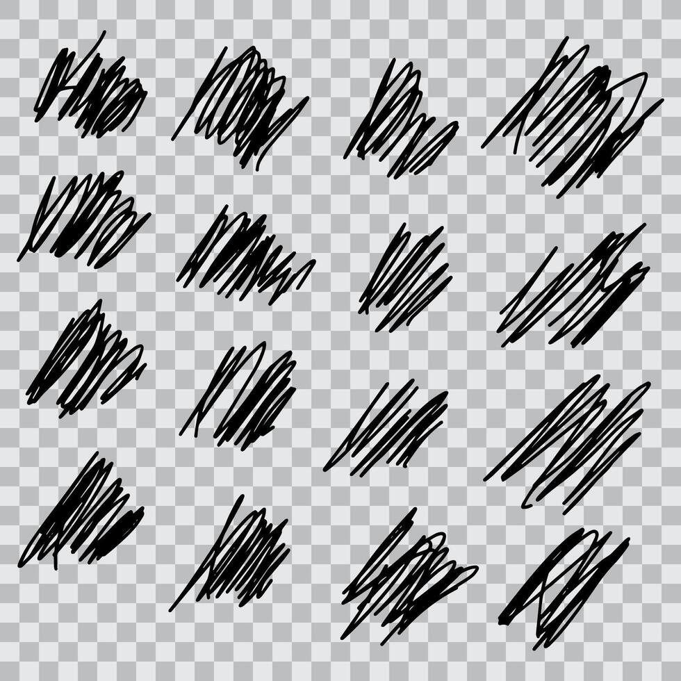 Abstract scribble, hand drawn of tangle scrawl sketch. Vector illustration