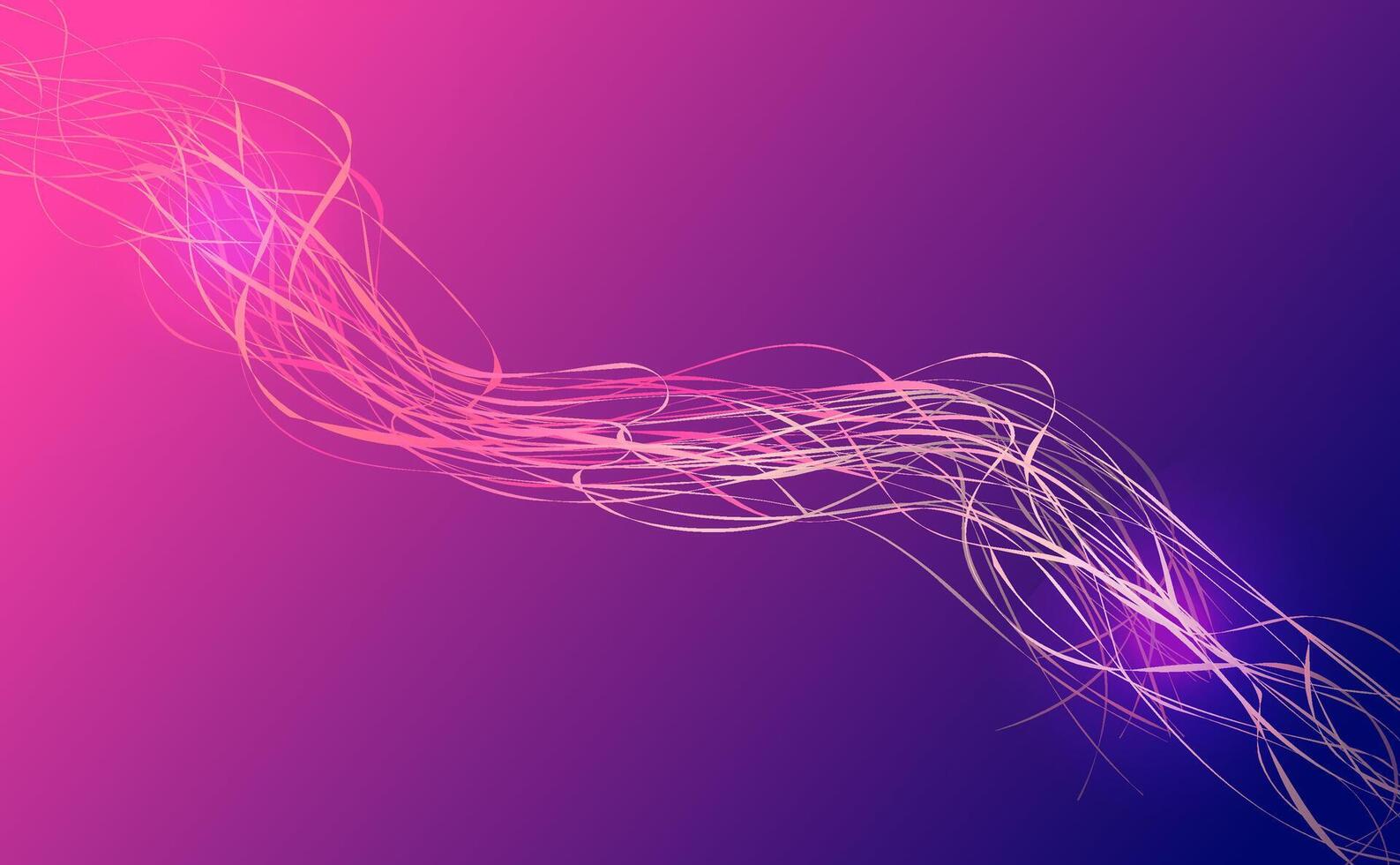 Abstract blue background with purple blue gradient wave vector