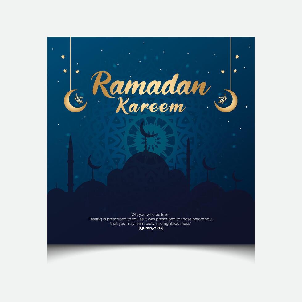 mínimo creativo próximo Ramadán social medios de comunicación enviar diseño en 2024, Ramadán enviar diseño, santo treinta Ramadán día, Ramadán mubarak, Ramadán kareem vector