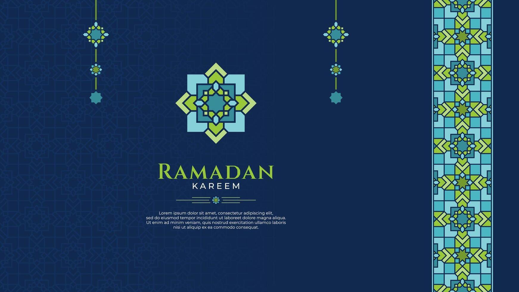 Oriental Greeting Design for Culture or Islamic Theme, Specially for Ramadan or Eid Mubarak vector