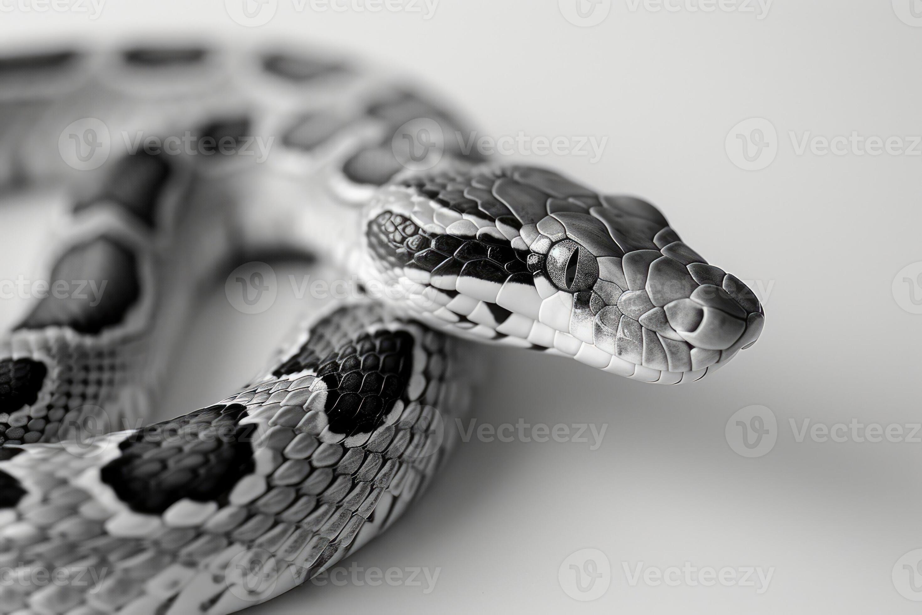 AI generated Venomous snake against white background 41423096 Stock ...