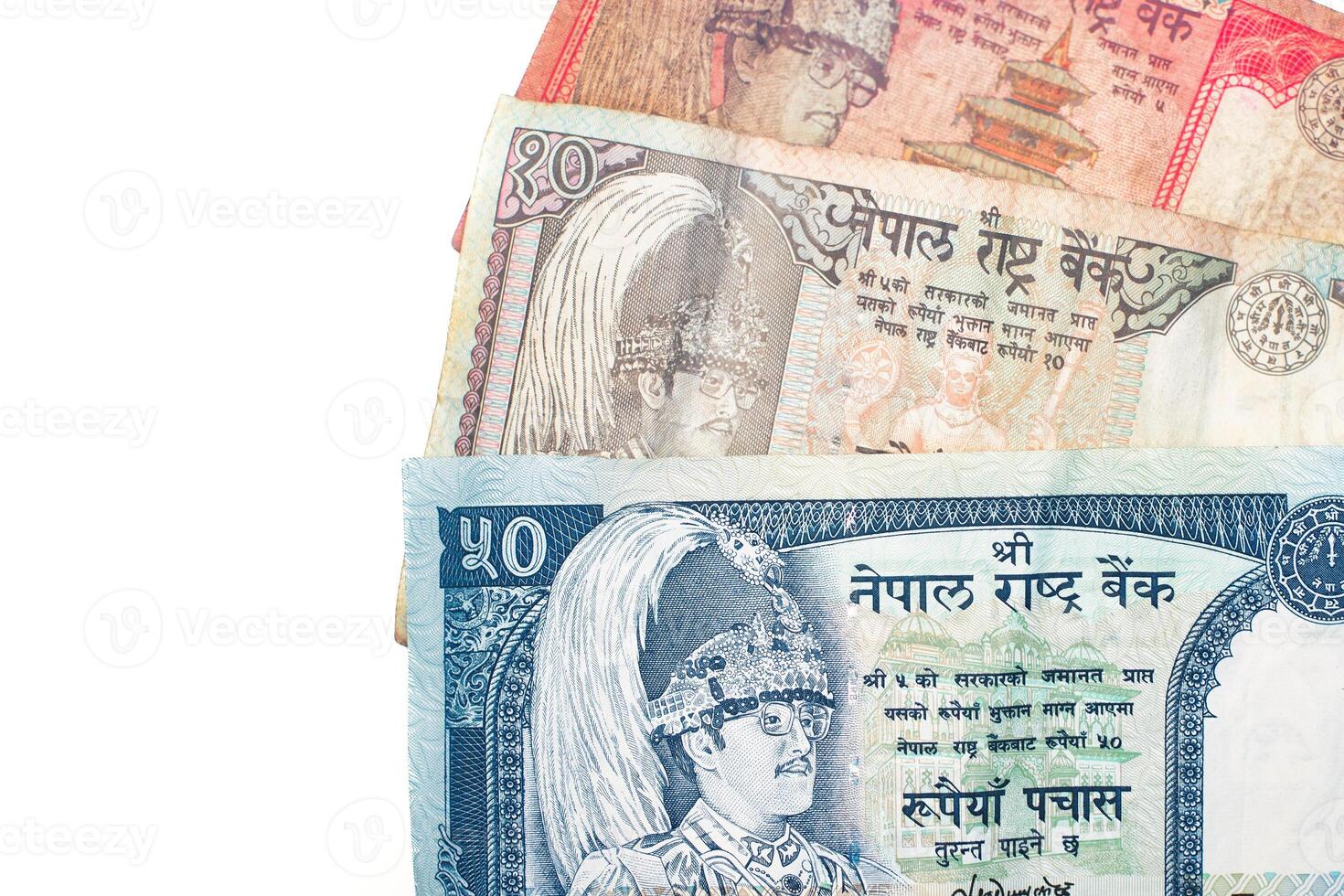 Old Nepalese Rupees photo