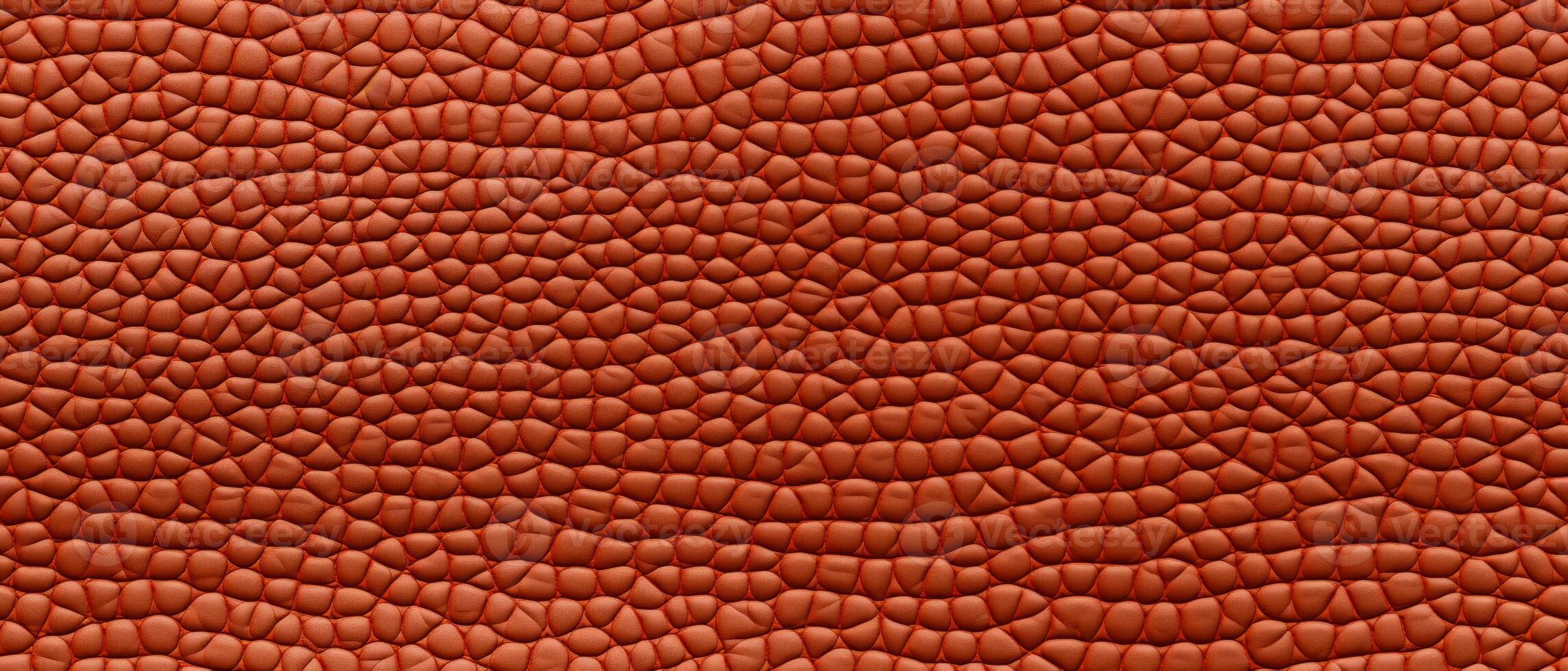 AI generated Textured Red Leather Close-Up Background. Close-up of red leather texture with a pattern of interwoven lines, suitable for backgrounds or detailing photo