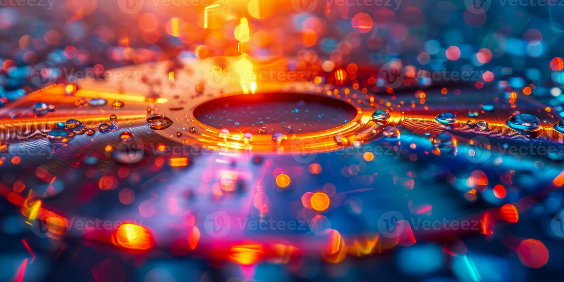 AI generated Compact discs, each disc reflects the interplay of light and shadow, showcasing the beauty and artistry of audio storage mediums photo