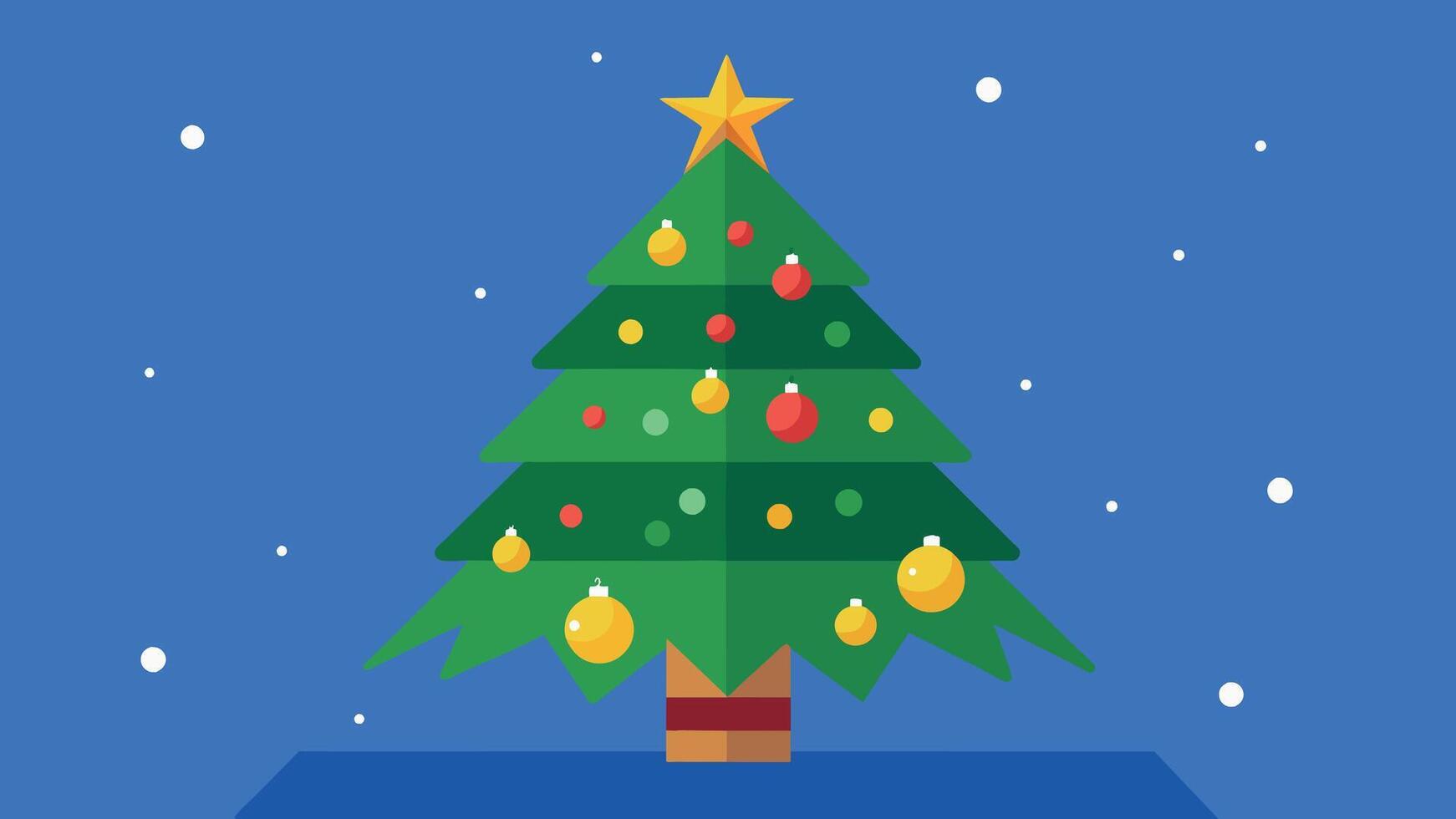 Christmas Tree Vector Art
