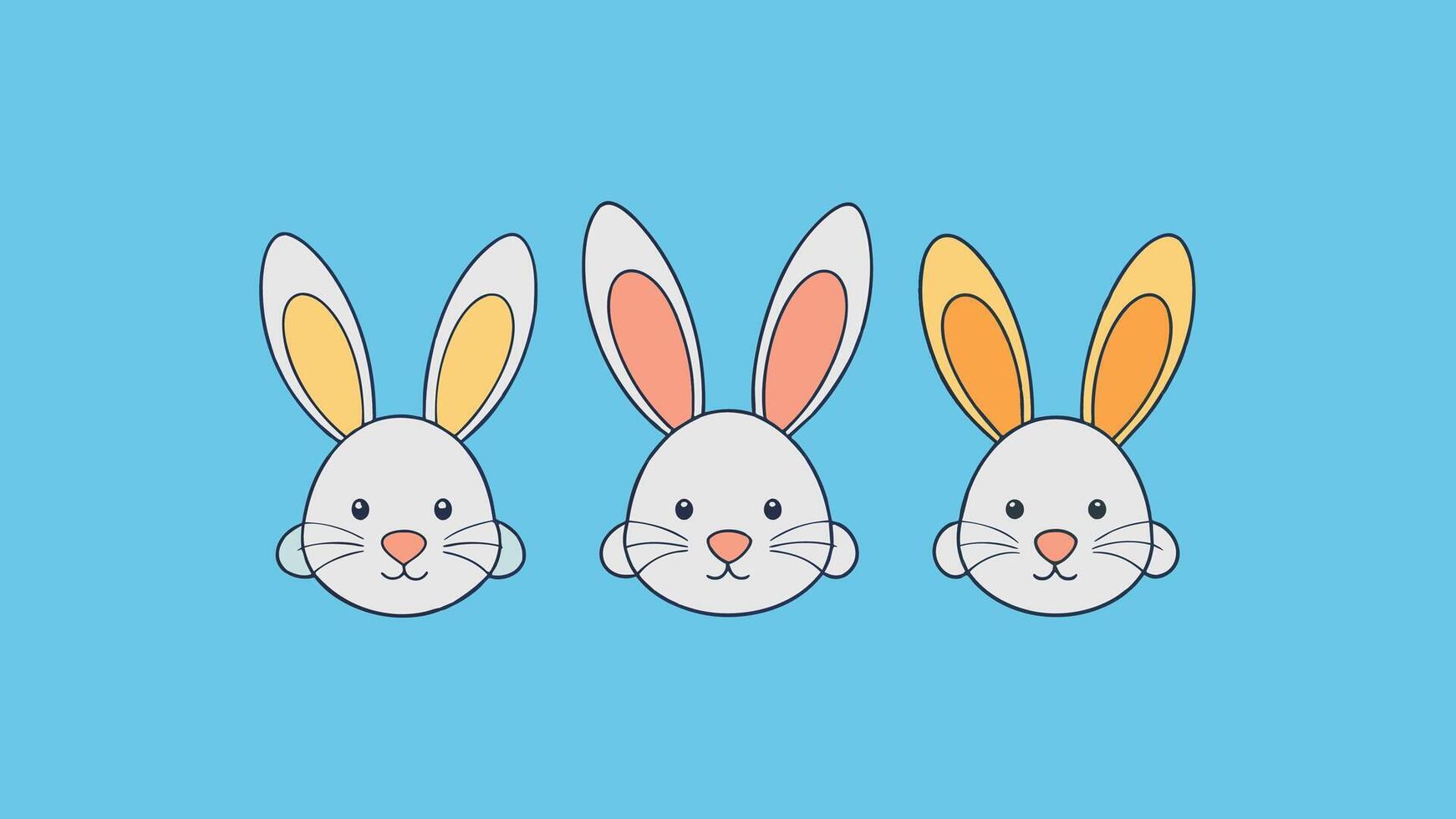 Whimsical Easter Bunny Tails Delightful Vector Art for Your Spring Creations