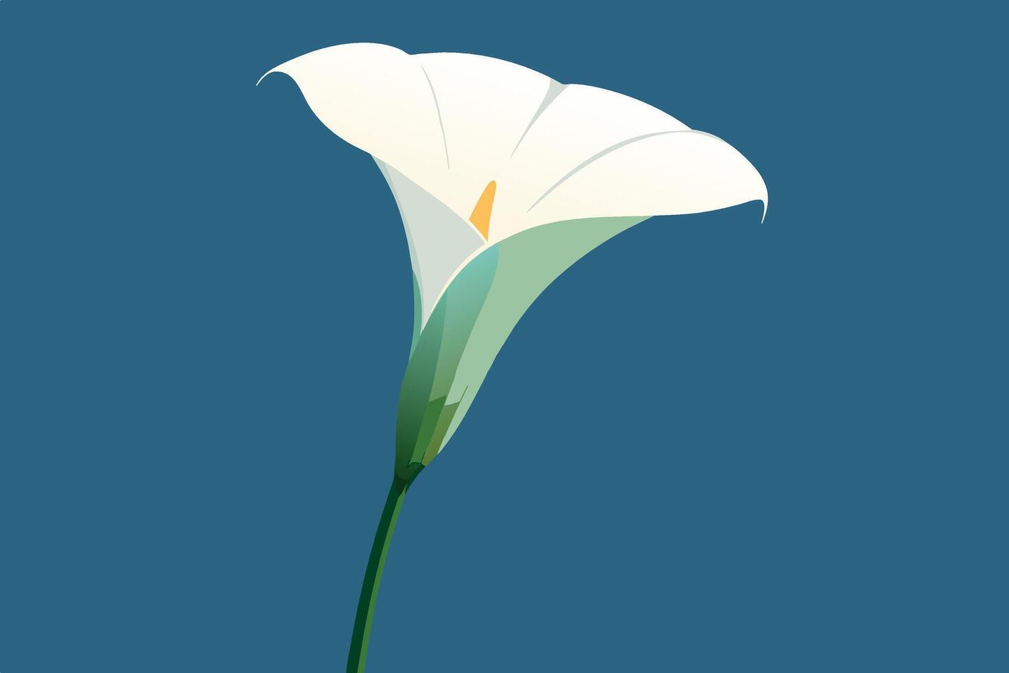 lisianthus flor vector ilustración aislado en un limpiar antecedentes