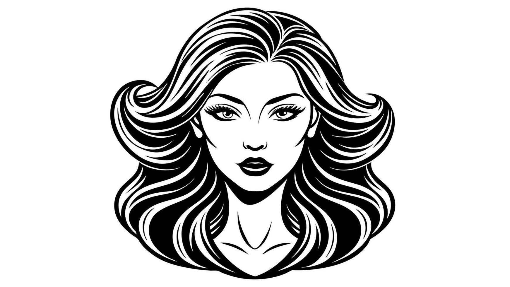 Captivating Beauty Stunning Women's Faces in Vector Art