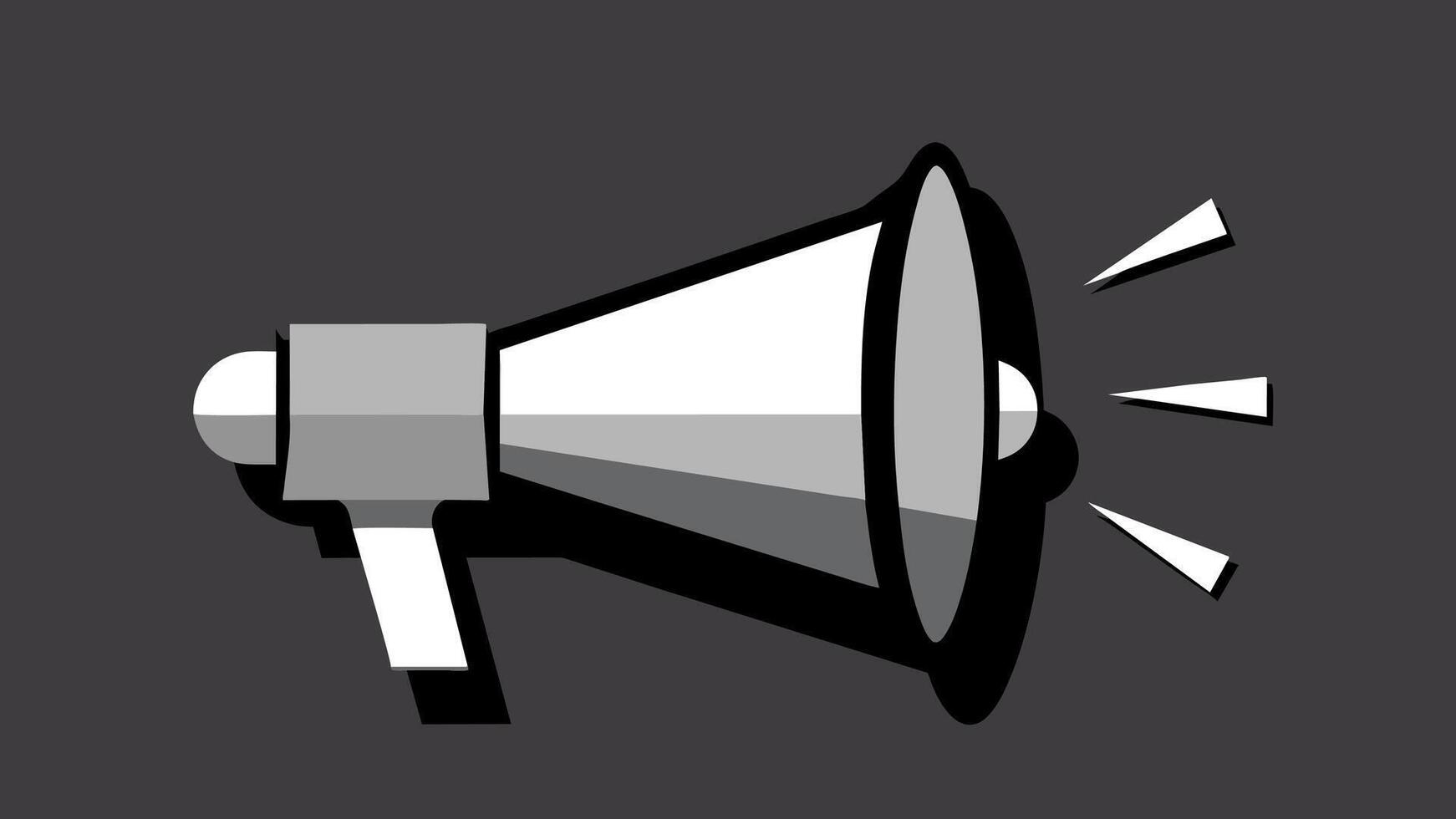 Boost Your Brand with Megaphone Marketing Vector Art Icon
