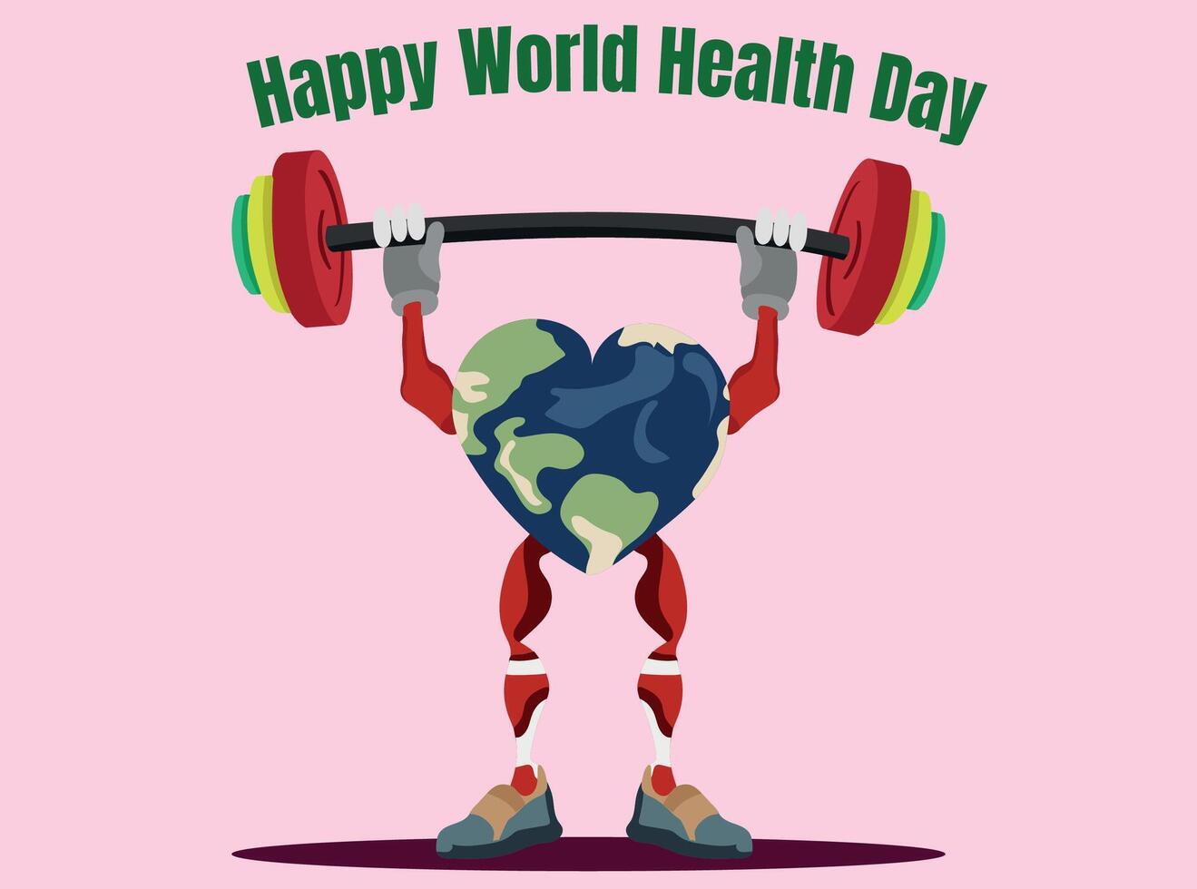 Día mundial de la salud vector