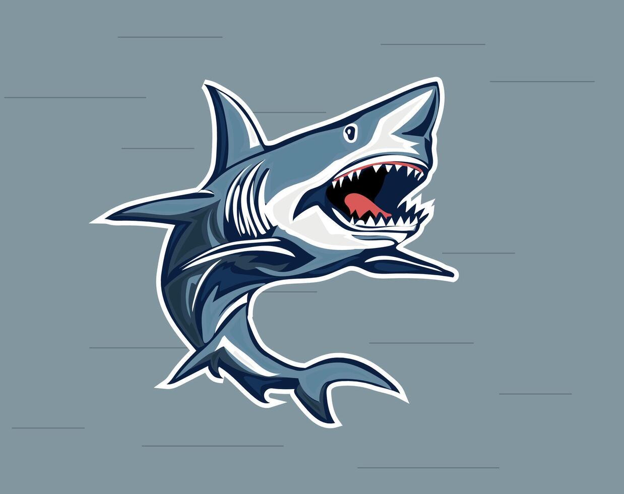 Big Shark Vector