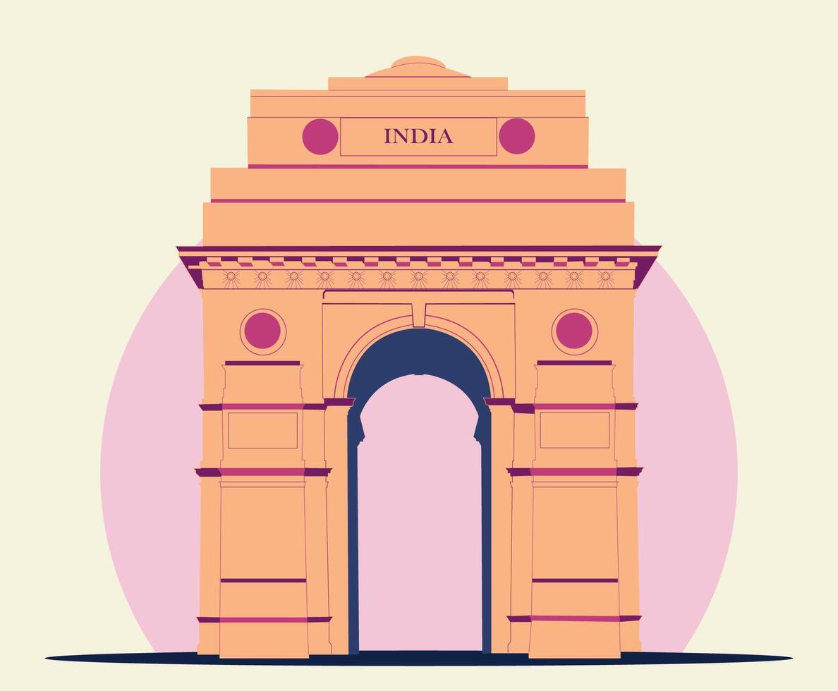 India Gate Vector
