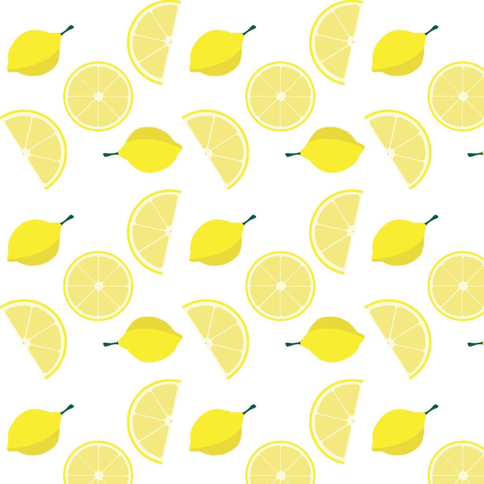 sin costura modelo con limones fondo de pantalla antecedentes vector