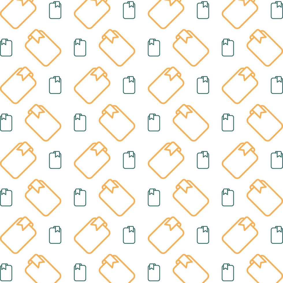 Bookmark brilliant trendy multicolor repeating pattern vector illustration background