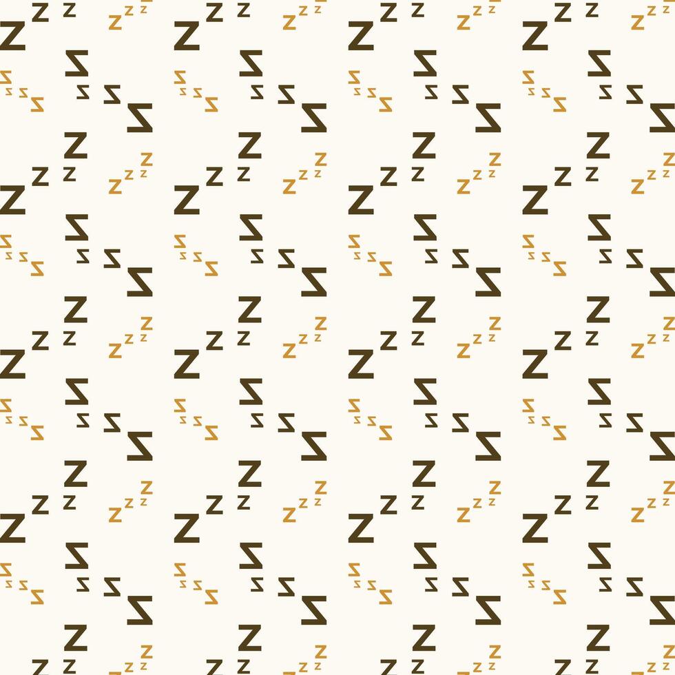 Sleeping multicolor trendy golden repeating pattern vector illustration background