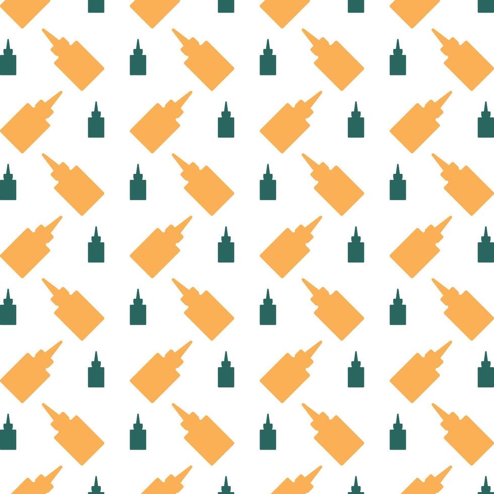 Glue icon brilliant trendy multicolor repeating pattern vector illustration background