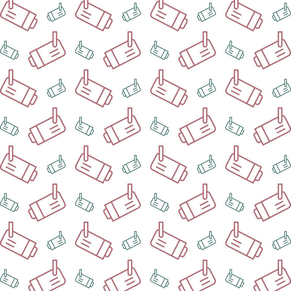Studio light gorgeous trendy multicolor repeating pattern vector illustration background