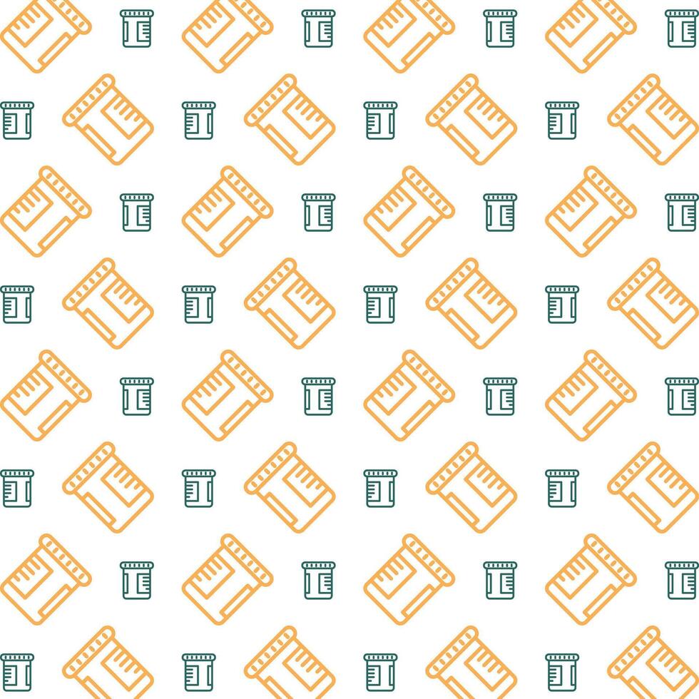 Medicine bottle brilliant trendy multicolor repeating pattern vector illustration background