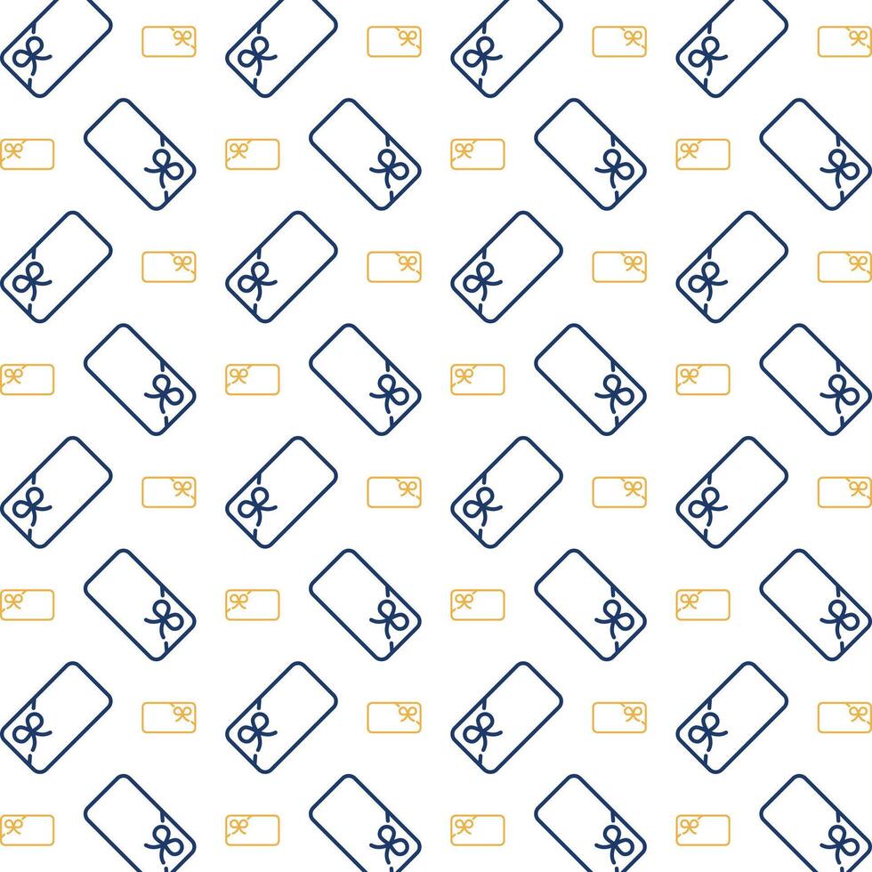 Gift card wonderful trendy multicolor repeating pattern vector illustration background