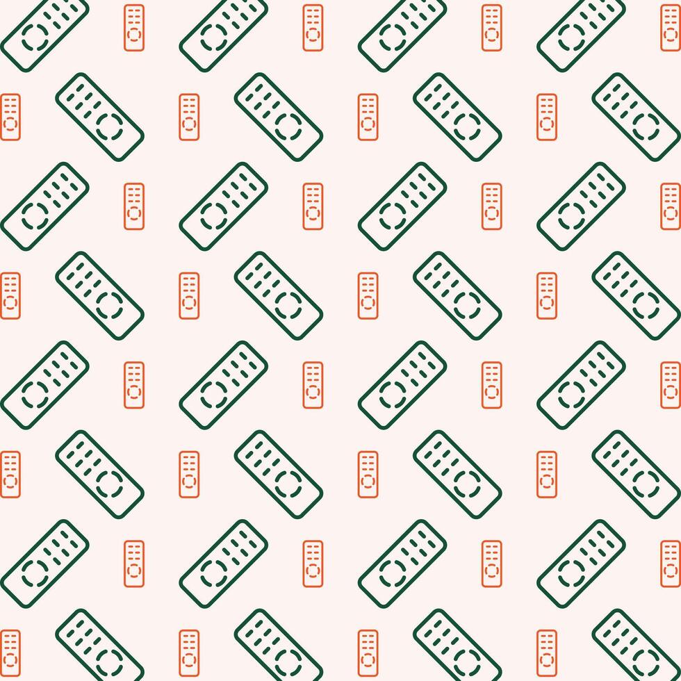 Remote adorable trendy multicolor repeating pattern vector illustration background