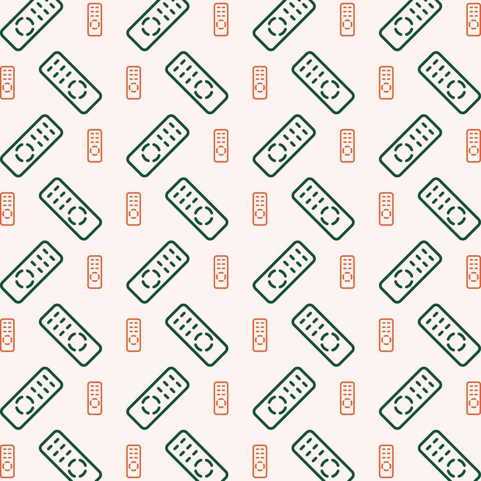 Remote adorable trendy multicolor repeating pattern vector illustration background