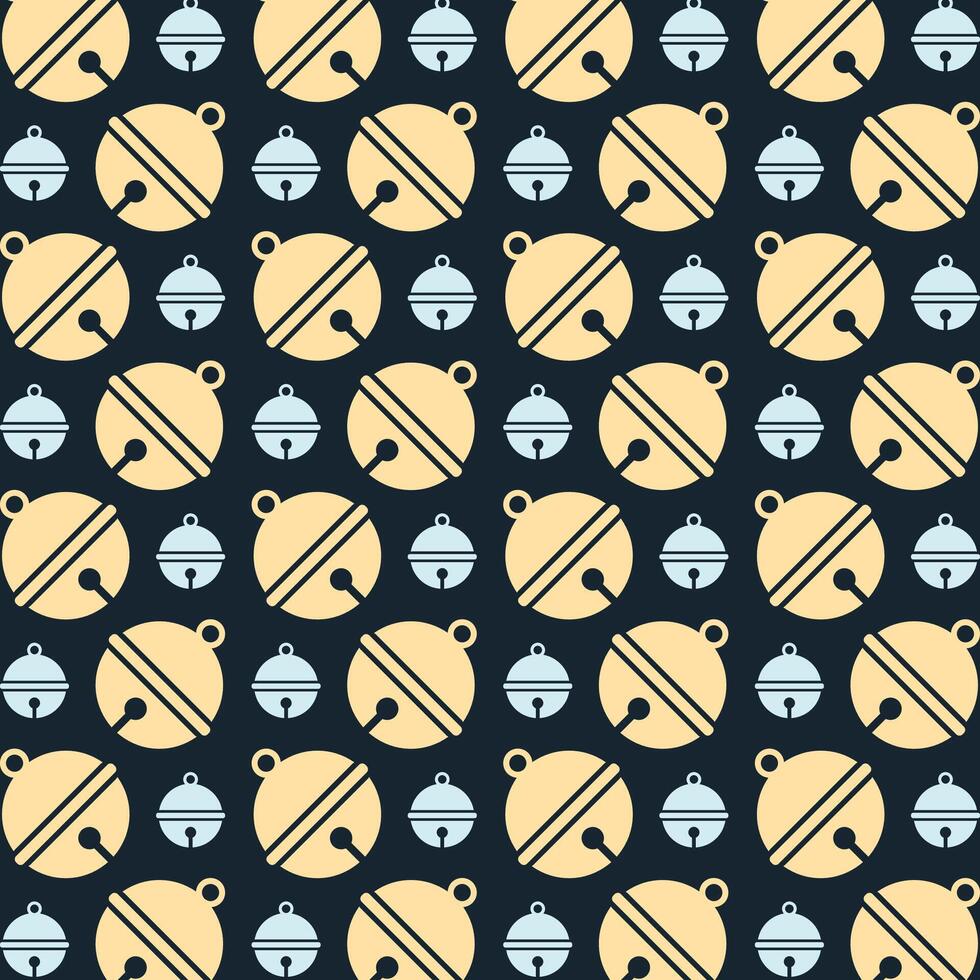 Pet bell charming trendy multicolor repeating pattern vector illustration background