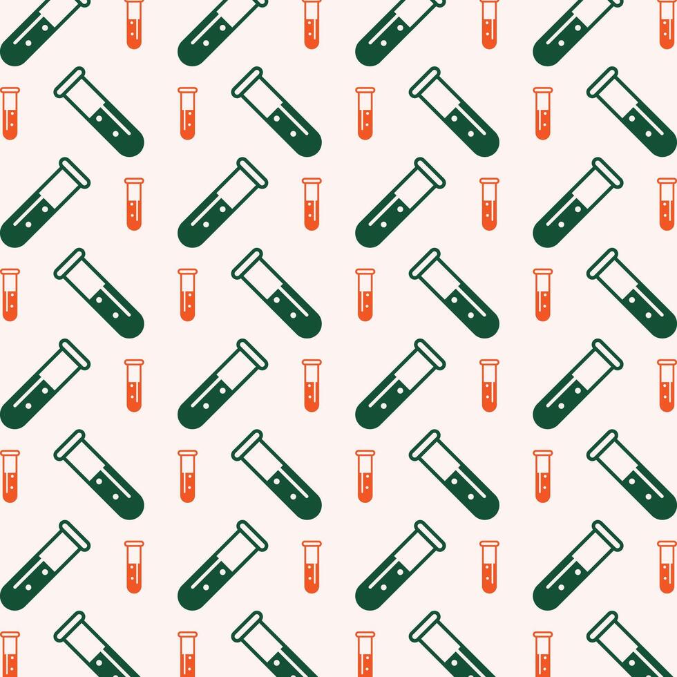 Flask adorable trendy multicolor repeating pattern vector illustration background