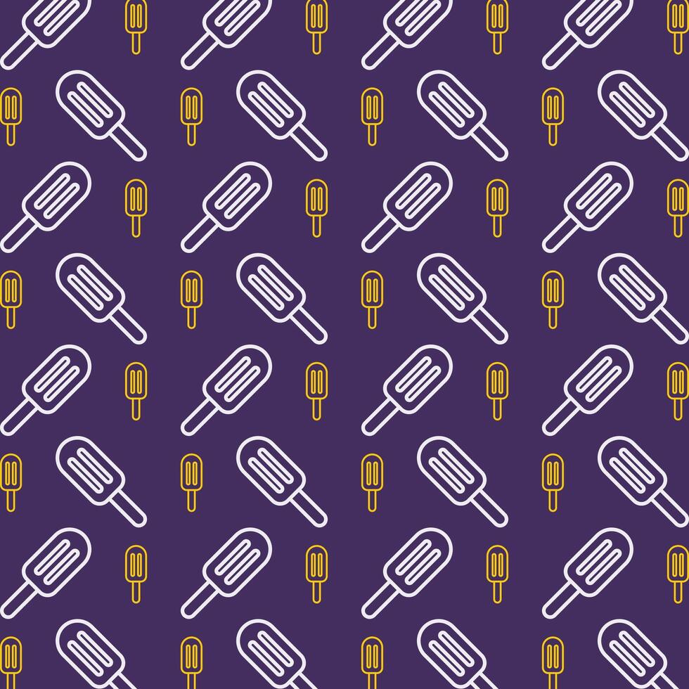 Ice Cream stunning trendy multicolor repeating pattern vector illustration background