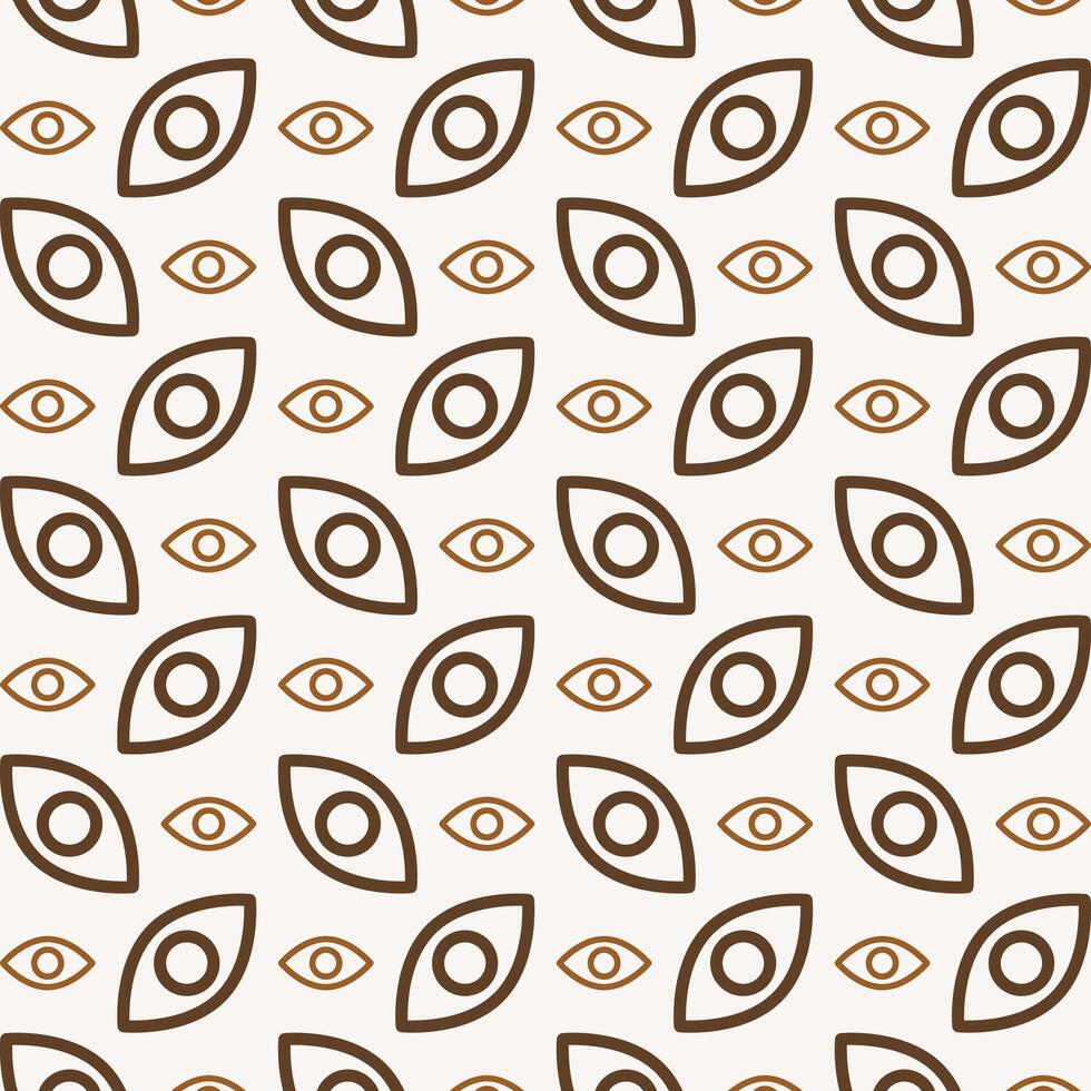 Eye magnificent trendy multicolor repeating pattern vector illustration background