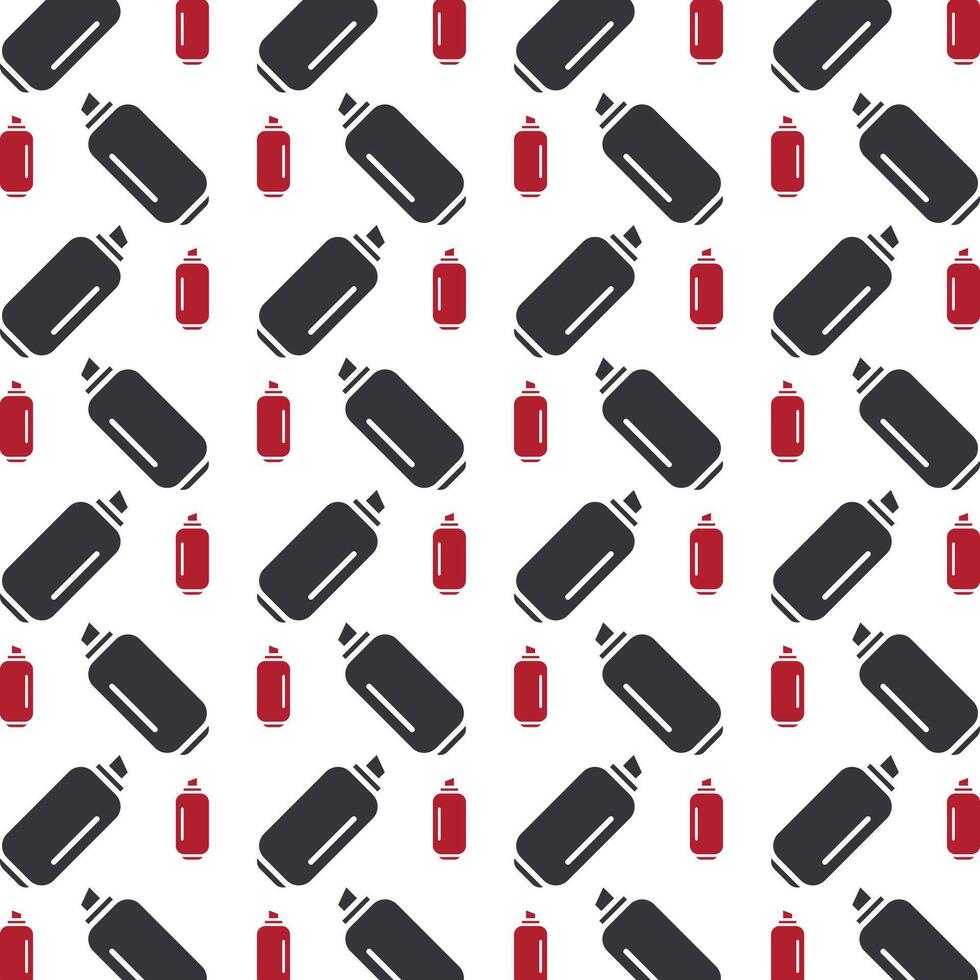 Paint marker unique trendy multicolor repeating pattern vector illustration background