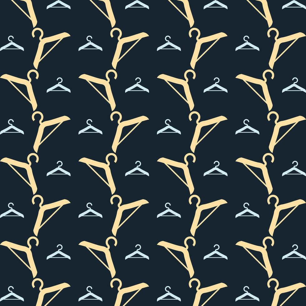 Hanger charming trendy multicolor repeating pattern vector illustration background