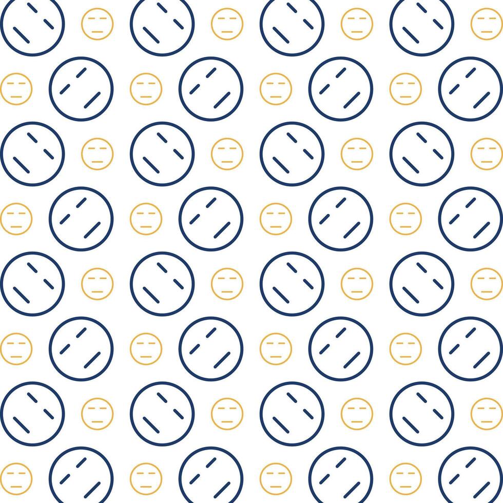 Emoticon face wonderful trendy multicolor repeating pattern vector illustration background