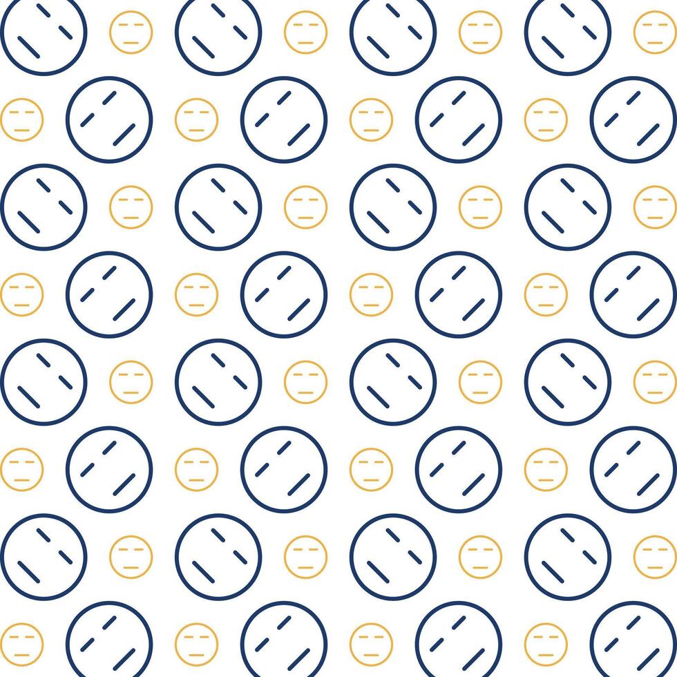 Emoticon face wonderful trendy multicolor repeating pattern vector illustration background