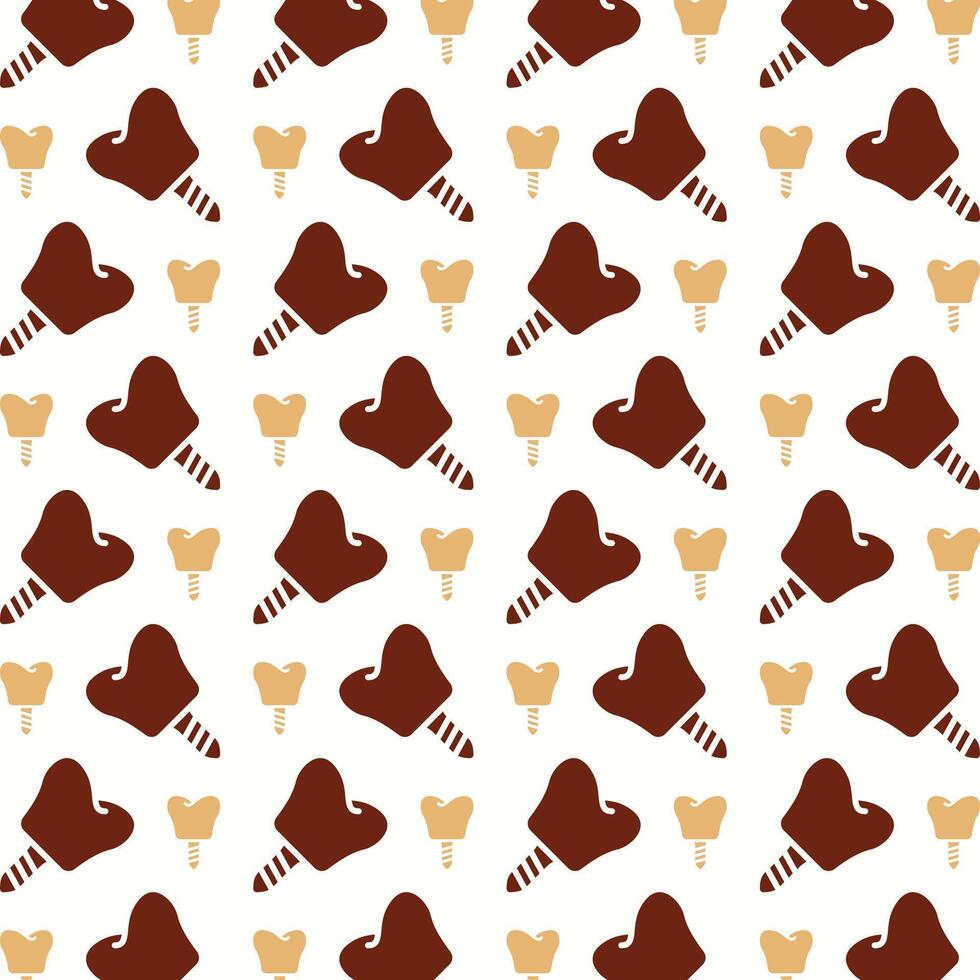 Dental attractive trendy multicolor repeating pattern vector illustration background