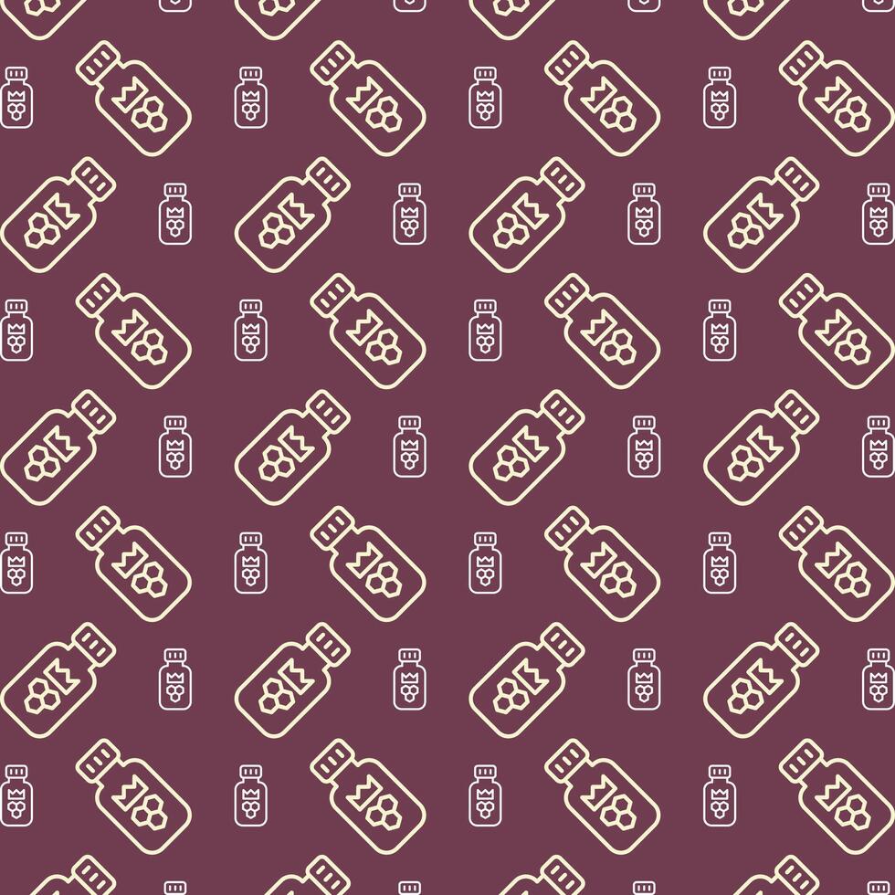 Royal jelly repeating trendy pattern multicolor attractive vector illustration background
